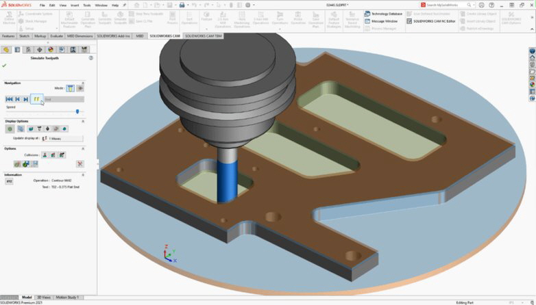 Dassault - Mehr Optionen für SOLIDWORKS CAM