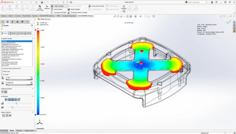 Dassault - Verbesserung der Spritzgusssimulation