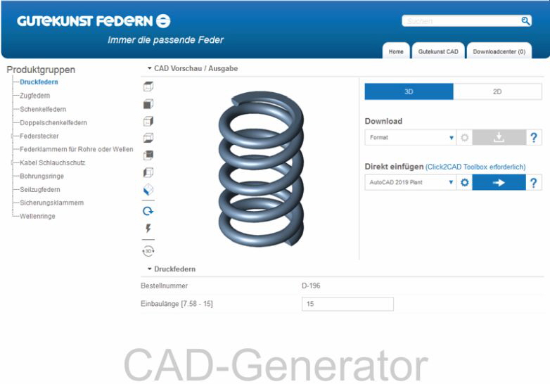 Gutekunst - CAD-Generator