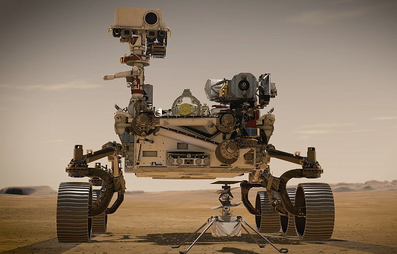 Maxon - Der Perseverance Rover und der Mars-Helikopter Ingenuity
