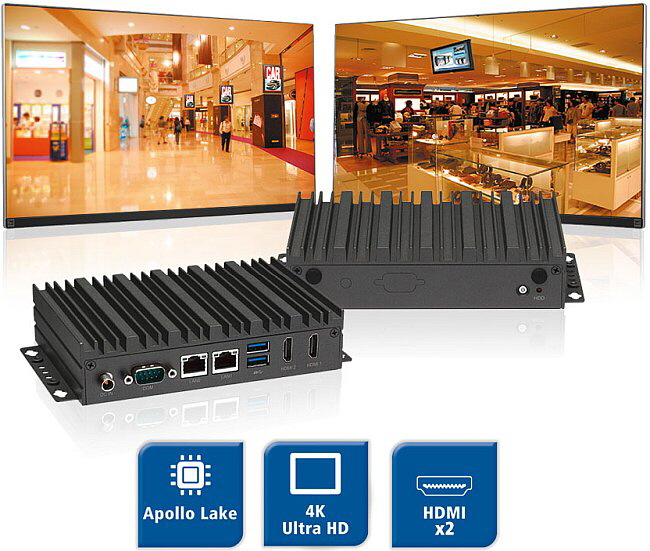 Spectra - Digital Signage Player der NEU-X100 Serie