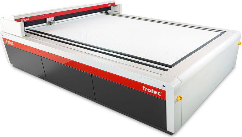 Trotec Laser - Schneidtisch mit Aluminium-Lamellen